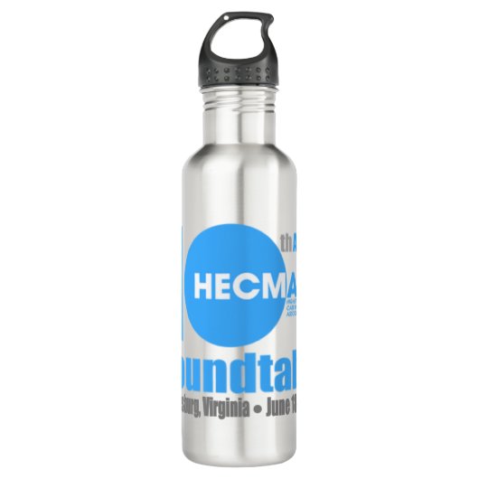 HECMA Wasserflasche Edelstahlflasche (Vorderseite)