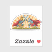 Hector and Achilles Aufkleber (Blatt)