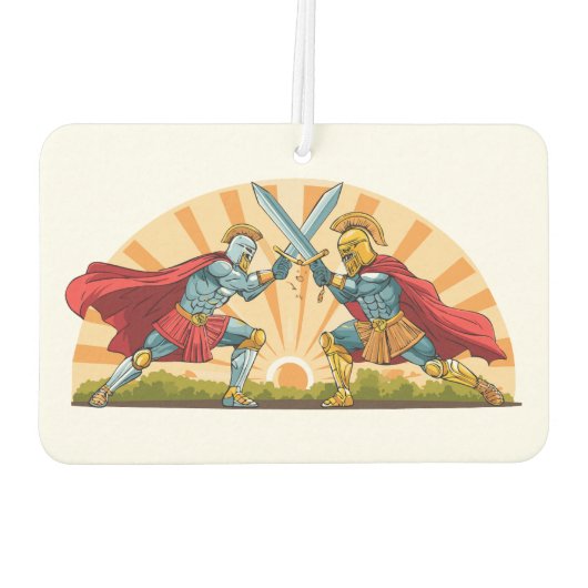 Hector and Achilles Autolufterfrischer (Rückseite)