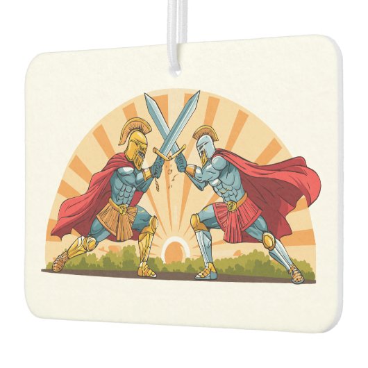 Hector and Achilles Autolufterfrischer (Links)