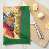 Hector and Achilles Geschirrtuch (Viertel Falte)