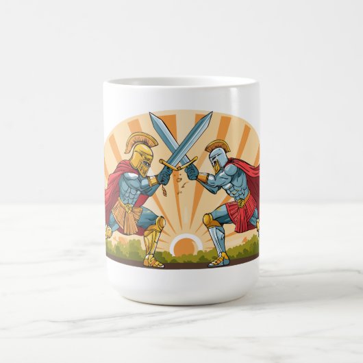 Hector and Achilles Kaffeetasse (Mittel)