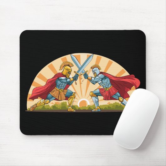 Hector and Achilles Mousepad (Mit Mouse)