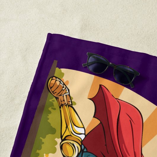 Hector and Achilles Strandtuch (Beispiel)