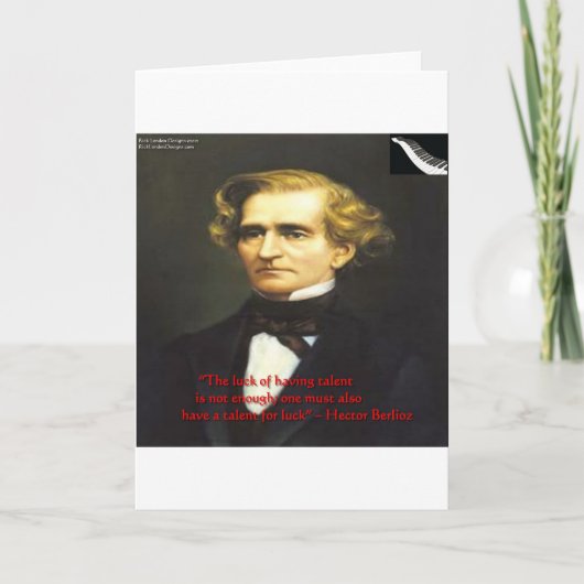 Hector Berliot - Talentzettel und Karten (Vorderseite)