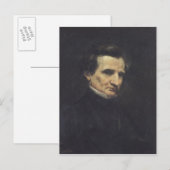 Hector Berlioz 1850 Postkarte (Vorne/Hinten)