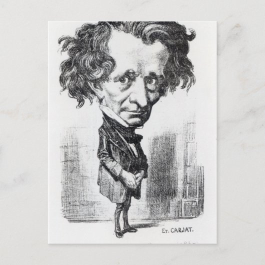 Hector Berlioz Postkarte (Vorderseite)