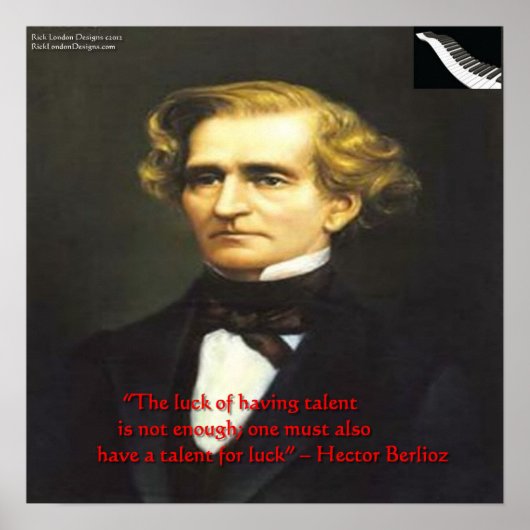 Hector Berlioz zum Glück für das Poster zum Talent (Vorne)