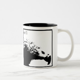 Hector - grundlegendes Schwarzes Zweifarbige Tasse
