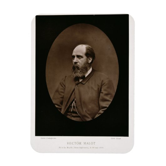 Hector Malot (1830-1907), von "Galerie Contempora" Magnet (Vertikal)