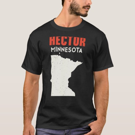 Hector Minnesota USA Staat America Travel Minnesot T-Shirt (Vorderseite)