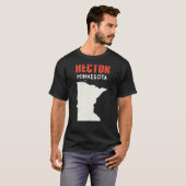 Hector Minnesota USA Staat America Travel Minnesot T-Shirt (Vorne ganz)