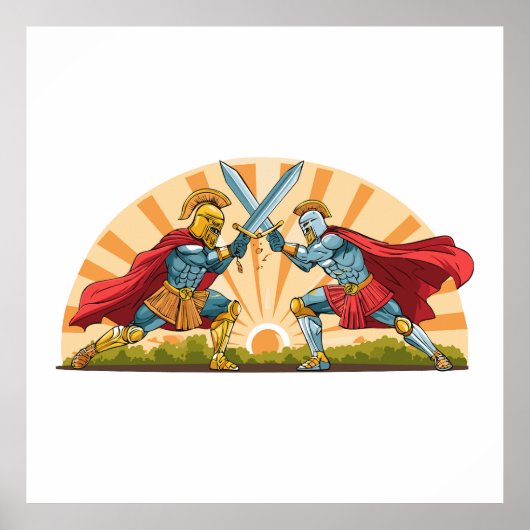 Hector und Achilles Poster (Vorne)