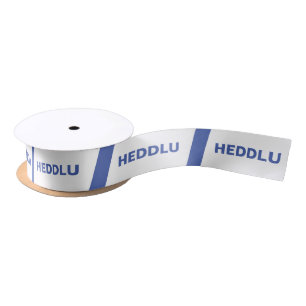 Heddlu Welsh Police Barrier Tape Novelty Satinband