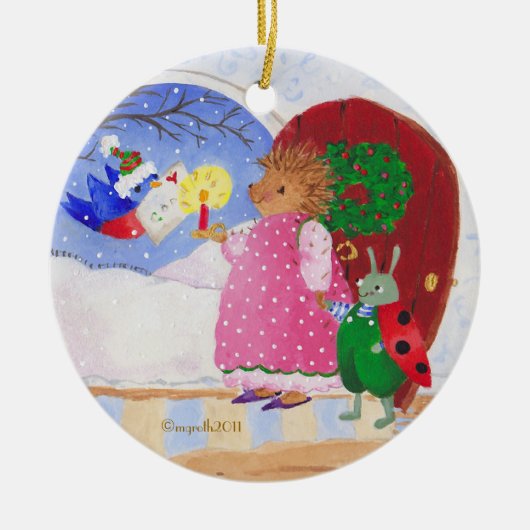 Heddy und Ben Keramik Ornament (Vorne)