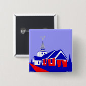 Hedensted Kirke Button (Vorne & Hinten)