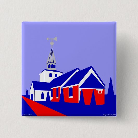 Hedensted Kirke Button (Vorderseite)