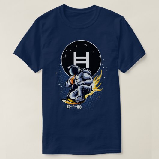 Hedera Hashgraph Crypto Coin HBAR T-Shirt (Design vorne)
