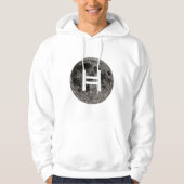Hedera Hashgraph Moon Hoodie (Vorderseite)