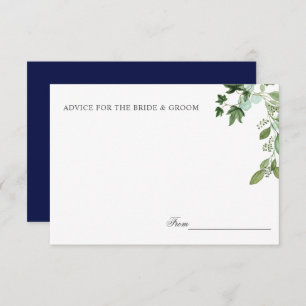 Hedera Ivy Blätter Heiratsbeilage oder Rezept Einladung