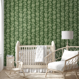 Hedera Ivy Vines - botanical green L_D pattern. Tapete