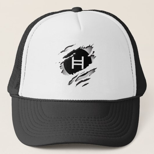 Hedera Torn Logo Reveage Image - Trucker Hat Truckerkappe (Vorderseite)