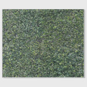 Hedge-Blätter Foliage Textur Geschenkpapier (Flach)