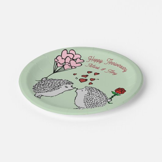 Hedge Hog Anniversary Paper Teller (Schrägansicht)