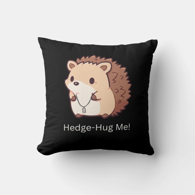 Hedge-Hug Kissen (Vorderseite)