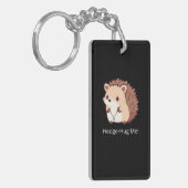 Hedge-Hug Schlüsselanhänger (Vorderseite links)