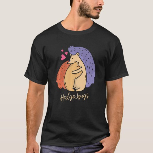 Hedge Hugs Igel Flüsterer Stacheltier Prem T-Shirt (Vorderseite)