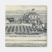 Hedge Row Vineyard, Fresno Magnet (Vorne)