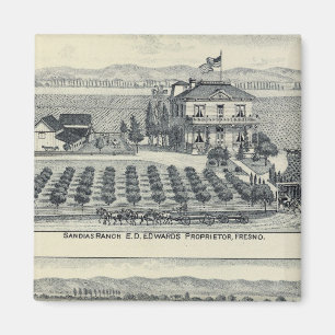 Hedge Row Vineyard, Fresno Magnet