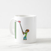 Hedge-Trimmung Kaffeetasse (Vorderseite Links)