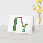 Hedge-Trimmung Karte (Gelbe Blume)