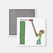 Hedge-Trimmung Magnet (Vorderseite/Rückseite)