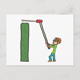 Hedge-Trimmung Postkarte