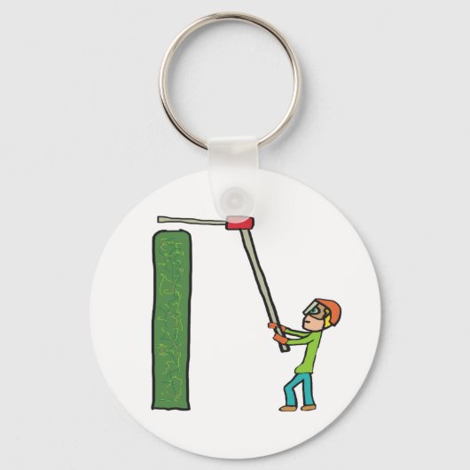 Hedge-Trimmung Schlüsselanhänger (Vorderseite)