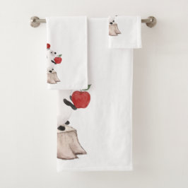 Hedgehog Badhandtuch Set