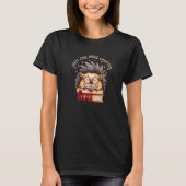 Hedgehog Book Nerd Just one more Chapter Premium T-Shirt (Vorderseite)