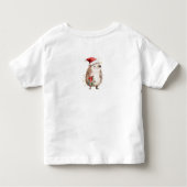 Hedgehog Christmas Tree Presents Kids Kleinkind T-shirt (Rückseite)