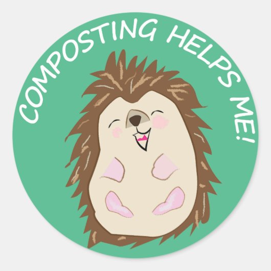 Hedgehog circle stickers (Vorderseite)