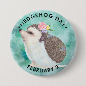 Hedgehog Day Button (Vorderseite)