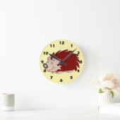 Hedgehog Design Runde Wanduhr (Zuhause)