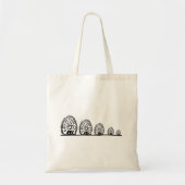 Hedgehog design Tote Bag Tragetasche (Vorne)