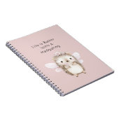 Hedgehog Fairy with Flowers Notizblock (Rechte Seite)