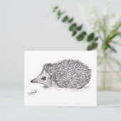 HEDGEHOG FEIERTAGSPOSTKARTE (Stehend Vorderseite)