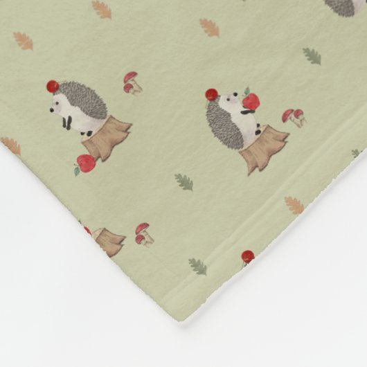 Hedgehog Fleecedecke (Ecke)