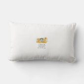 Hedgehog In Fall Leaves Lendenkissen (Rückseite)