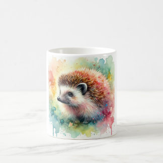 Hedgehog in Watercolor 310724AREF107 - Watercolor Kaffeetasse